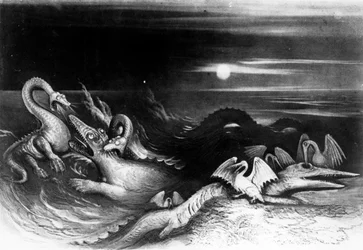 Sea Monsters Fight, from 