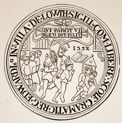 Seal of Louth Grammar School, 1552