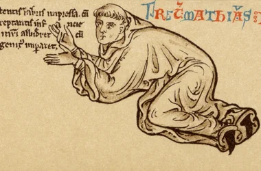 Self Portrait Kneeling at the Feet of the Virgin and Child (detail)