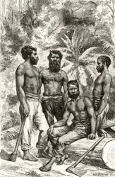 Semi-civilised Victorian Aborigines, from 