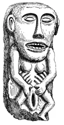 Sheela-na-Gig, from Ballinahend Castle, Tipperary, Ireland