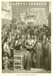 Signing of the Treaty of Westphalia