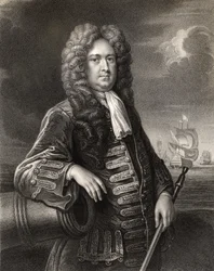 Sir George Rooke, Engraved by W. Holl, from 