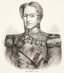 Sir Robert Sale, illustration from Cassell