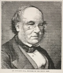 Sir Rowland Hill, founder of the Penny Post