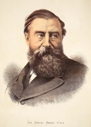 Sir Samuel Baker, illustration from The Pictorial Edition of the Life and Discoveries of David Livingstone by J. Ewing Richie