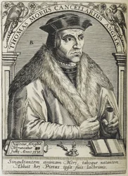 Sir Thomas More, Saint, illustration from 