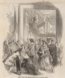Sketch from the Grand Polish Hall at Willis