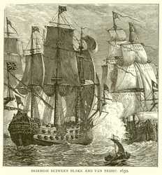Skirmish between Blake and Van Tromp, 1650