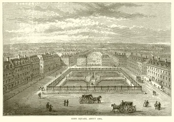 Soho Square, About 1700