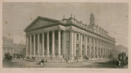South West View of the New Royal Exchange, London