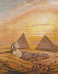 Sphinx and Pyramids of Giza, Egypt
