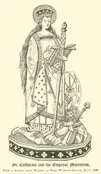 St Catharine and the Emperor Marentius