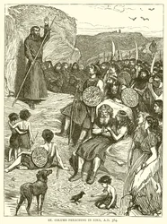 St. Columb Preaching in Iona, A.D. 564