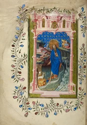 St John the Baptist, with Agnus Dei