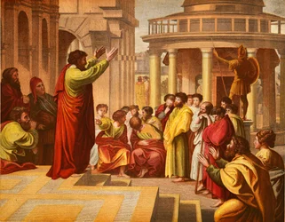 St Paul Preaching at Athens