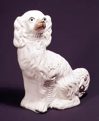 Staffordshire Figure of a Dog, Mid 19th Century