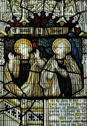 Stained glass window dedicated to Janetta, 7th Duchess of Rutland, South Transept