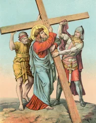 Station II Christ Takes the Cross on His Shoulder