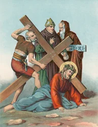Station IX: Jesus Falls under the Cross the Third Time