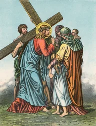 Station VIII Christ Consoles the Women of Jerusalem
