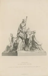 Statue Depicting Europe Adorning the Albert Memorial