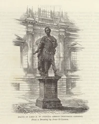 Statue of James II by Grinling Gibbons