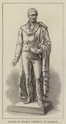 Statue of Thomas Campbell, at Glasgow