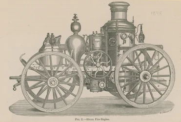 Steam fire engine