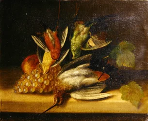 Still life of birds, c.1840
