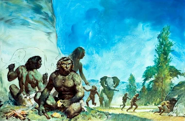 Stone age people