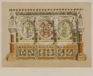 Stone and Marble Reredos by Earp, London