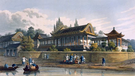 Summer Palace of the Emperor, Opposite the City of Tien-Sing, 1817