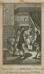 Surgeon Forbes visiting Mr Jeffries at Walthamstow who had just before been shot by John Swan