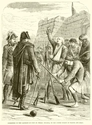Surrender of the Garrison of Fort St. Philip, Minorca, to the United Forces of France and Spain