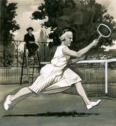 Suzanne Lenglen, the Ladies