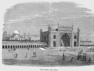 Taj Mahal, Near Agra (engraving)
