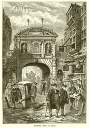 Temple Bar in 1700