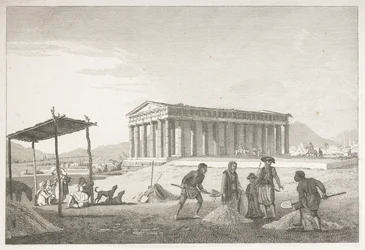 Temple of Hephaestus in the Acropolis of Athens, from 