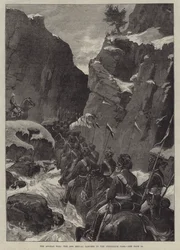 The Afghan War, the 10th Bengal Lancers in the Jugdulluk Pass