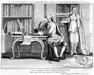 The Agreeable Contrast Between the Formidable John of Gant and Don Carlos of Southern Extraction, 1749