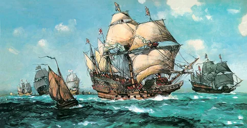 The Ark Royal Sails to Meet the Armada