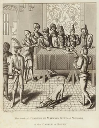 The Arrest of Charles le Mauvais, King of Navarre, in the Castle of Rouen