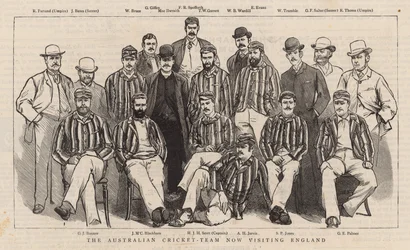 The Australian cricket team now visiting England
