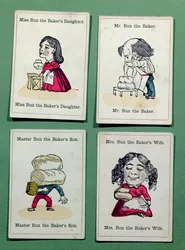 The Baker family from a game of Happy Families