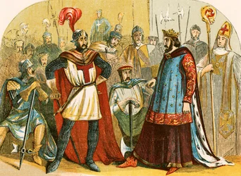 The Barons attend the parliament called by Henry III