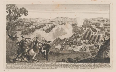 The Battle of Minden or Thornhausen in Westphalia on 1st of Aug 1759
