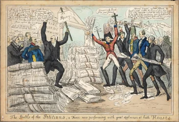 The Battle of the Petitions, a farce now performing with great applause at both houses