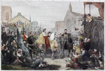 The Black Prince Entering London