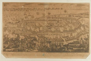 The Bombardment of Copenhagen and Surrender of the Danish Fleet, September 1807, published by John Fairburn in 1807